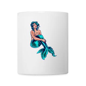 Meerjungfrauen Schwimmteam Verein schwimmen Kinder - Tasse - Weiß - Vorne
