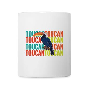 Toucans rétro - Mug blanc - blanc - Devant