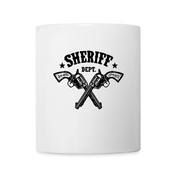 SHERIFF DEPT. - Tasse - Weiß - Vorne