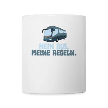 Mein Bus. Meine Regeln. - Tasse - Weiß - Vorne