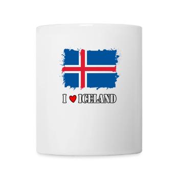 I love Iceland - Tasse - Weiß - Vorne