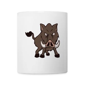 Drôle drôle de sanglier hobby chasse chasseur chasseur - Mug blanc - blanc - Devant
