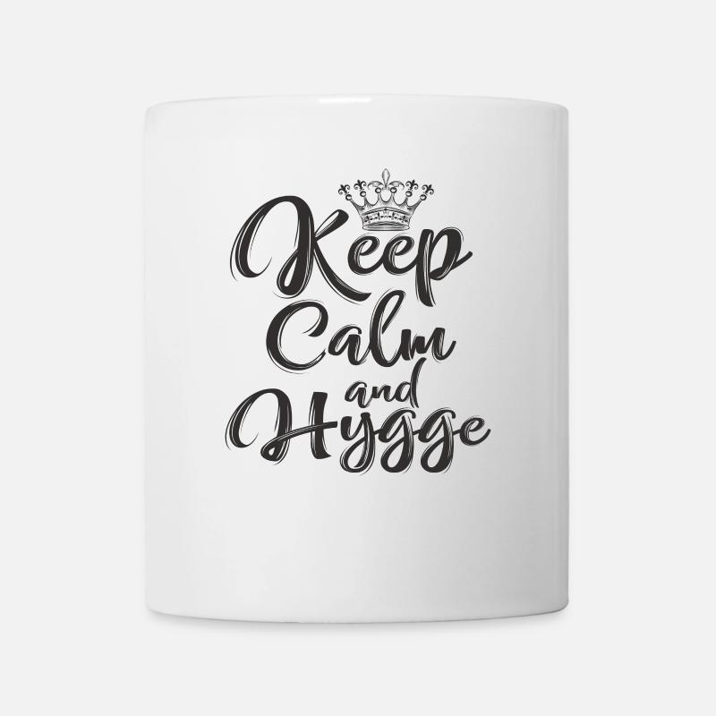 Reste calme et hygge - Mug blanc - blanc