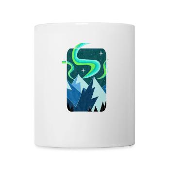 Northern Lights Vintage Design Souvenir Gift - Mug - white - Front