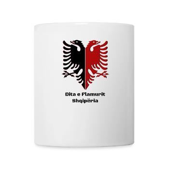 Albanian Eagle Albanien Flagge " Dita e Flamurit " - Tasse - Weiß - Vorne