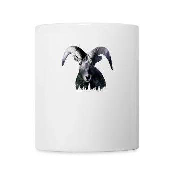 Mountains Berge Steinbock Kostüm T-Shirt Geschenk - Tasse - Weiß - Vorne