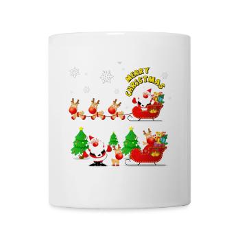 Nurse Squad Santa Reindeer Flossing Christmas Tee - Mug blanc - blanc - Devant