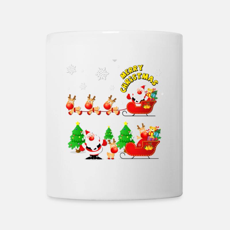 Nurse Squad Santa Reindeer Flossing Christmas Tee - Mug blanc - blanc