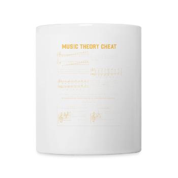 MUSIC: Music Theory Graphic - Mug - white - Front