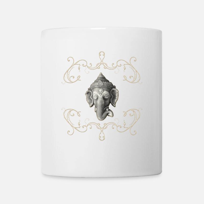Hindu elephant god ganesh - Mug - white