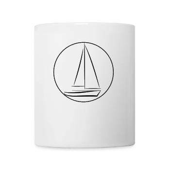 sailboat - Mug - white - Front