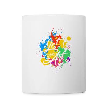 Cadeau d'artiste artiste abstrait - Mug blanc - blanc - Devant