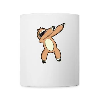 Funny Dabbing Sloth Animal Lazy Friends Gift - Mug - white - Front