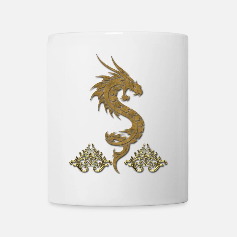 wonderful chinese dragon - Mug - white