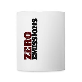 Zero emissions / electric driving / electric car - Mug - white - Front