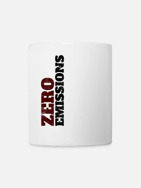 Zero Emissions / Électrique / Voiture électrique - Mug blanc - blanc