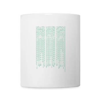 Matrix code - Mug - white - Front