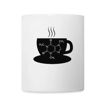 Chemistry Caffeine Molecule - Mug - white - Front