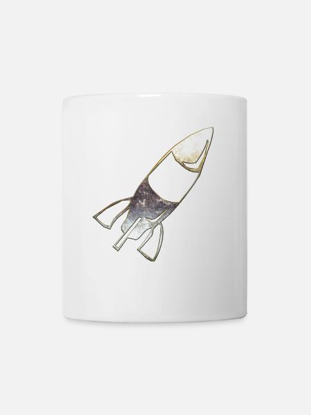 Rakete 15 - Tasse - Weiß