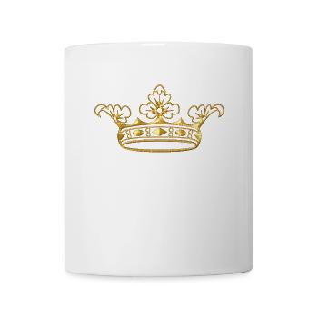 Couronne prinole - Mug blanc - blanc - Devant