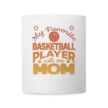 Basketball Mama Love - Mug blanc - blanc - Devant