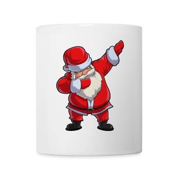 Santa Dabbing Festif Noël - Mug blanc - blanc - Devant