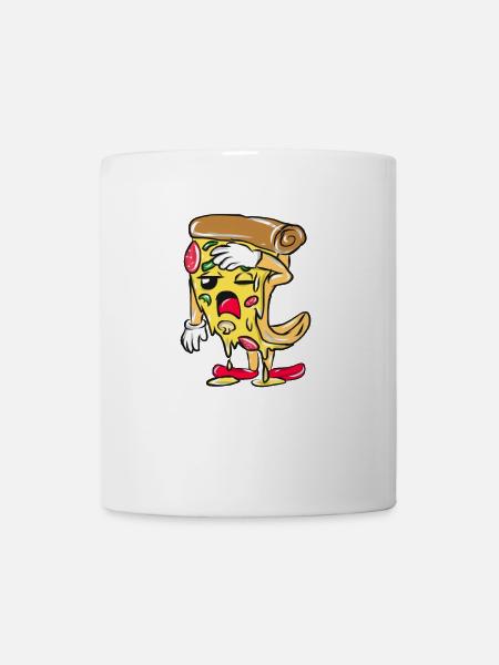 Pizza italienisch Essen - Tasse - Weiß