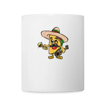 Taco food Mexico - Mug - white - Front