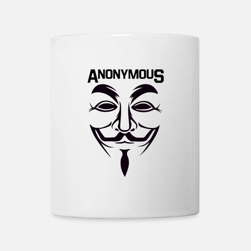 anonyme - Mug blanc - blanc