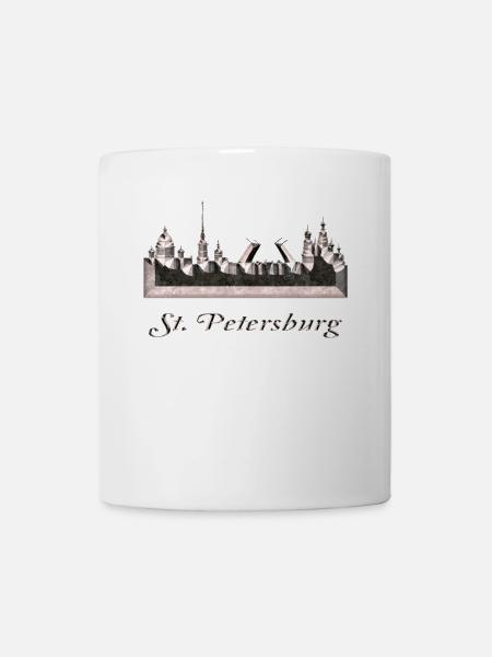 Saint-Pétersbourg - Mug blanc - blanc