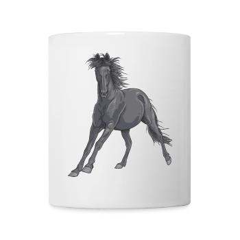 Black Horse - Mug - white - Front