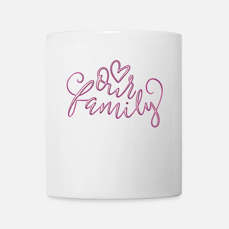 Our Family - Mug blanc - blanc