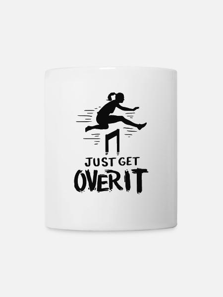 Leichtathletik Hürdenlauf Sport - Tasse - Weiß