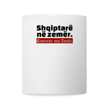 Albanian "Albanian Text" - Mug - white - Front