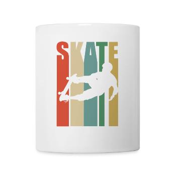 Skateboarden - Skaten - Tasse - Weiß - Vorne
