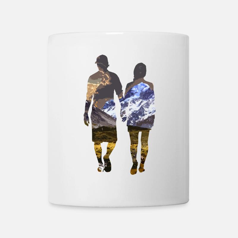 Les montagnes - Mug blanc - blanc