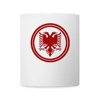 Albania Flag "Albanian Eagle" - Mug - white - Front