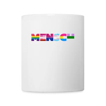 Conception du drapeau de la fierté arc-en-ciel - Mug blanc - blanc - Devant