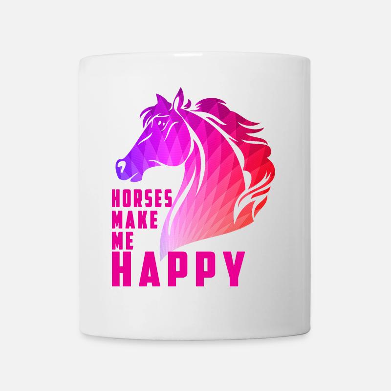 Pferd - Tasse - Weiß