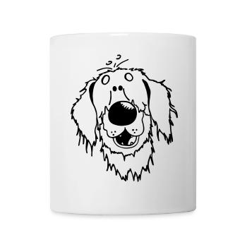 Hovawart - Hovi - Hund - Tasse - Weiß - Vorne