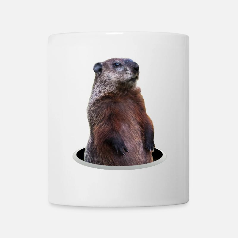 Murmeltier - Tasse - Weiß