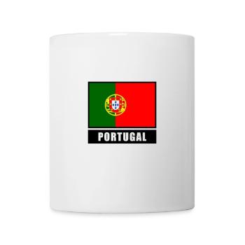 Portugal Flagge Fahne Lissabon Porto Algarve EU - Tasse - Weiß - Vorne