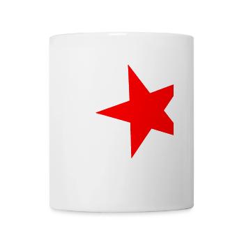 red star turned on the edge - socialism soviet - Mug - white - Front