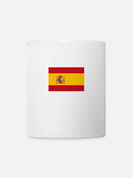 Espagne drapeau drapeau espana espagnol europe eu - Mug blanc - blanc