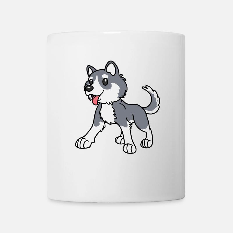 Husky Dog Chien Race Chiens - Mug blanc - blanc