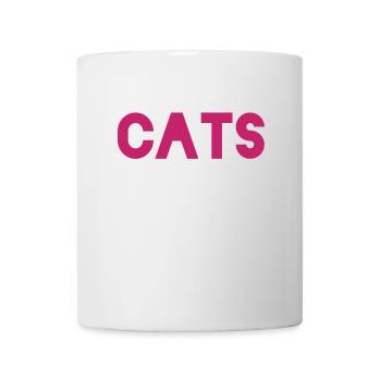 Idée cadeau pour l’amoureux des chats - Mug blanc - blanc - Devant