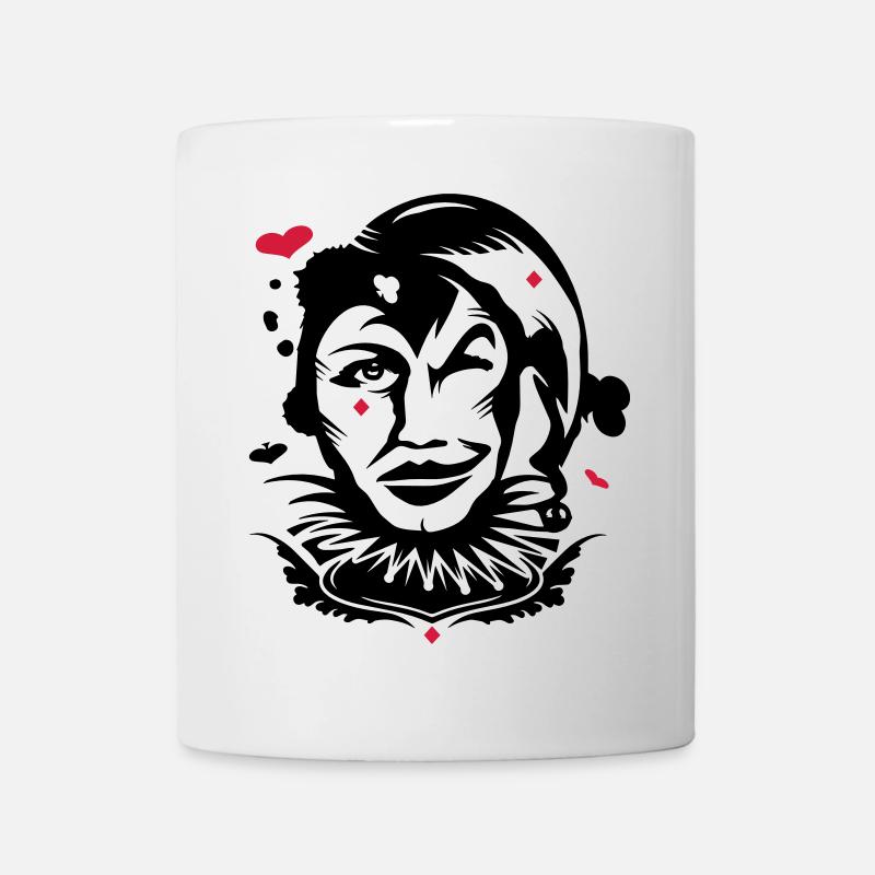 Le Joker - Carte-a-jouer - Mug blanc - blanc