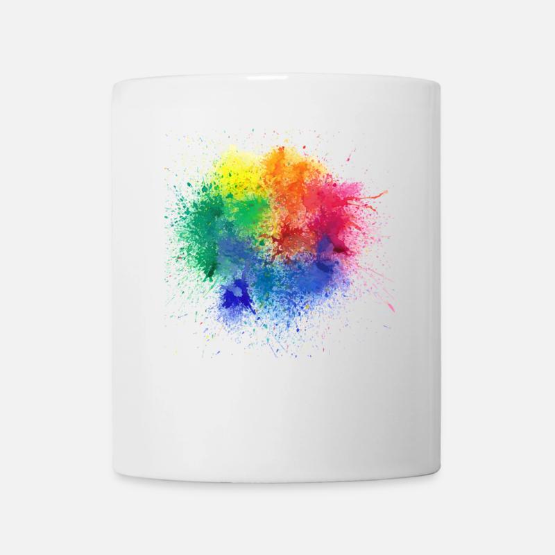 Pop de couleur Design - Mug blanc - blanc