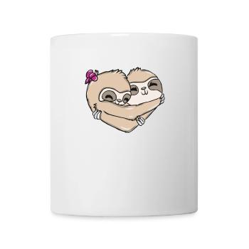 La paresse du coeur - Mug blanc - blanc - Devant