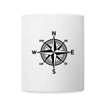 Nautic Wind Rose - Mug - white - Front